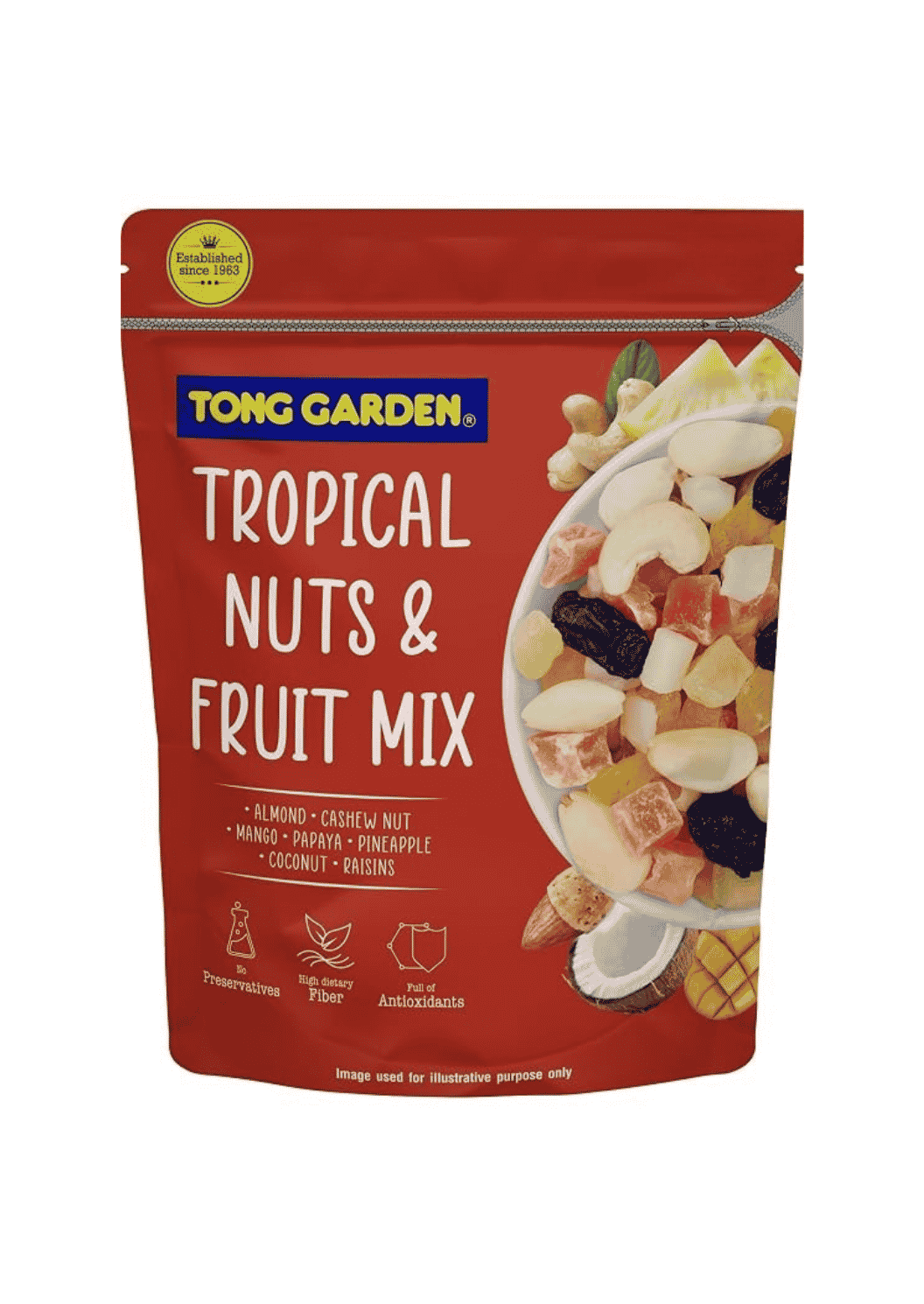 Tong Garden Tropical Nuts & Fruit Mix, 180g