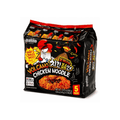 Paldo, Volcano Chicken Noodles, Crazy Hot Hot Spicy, 4 packs