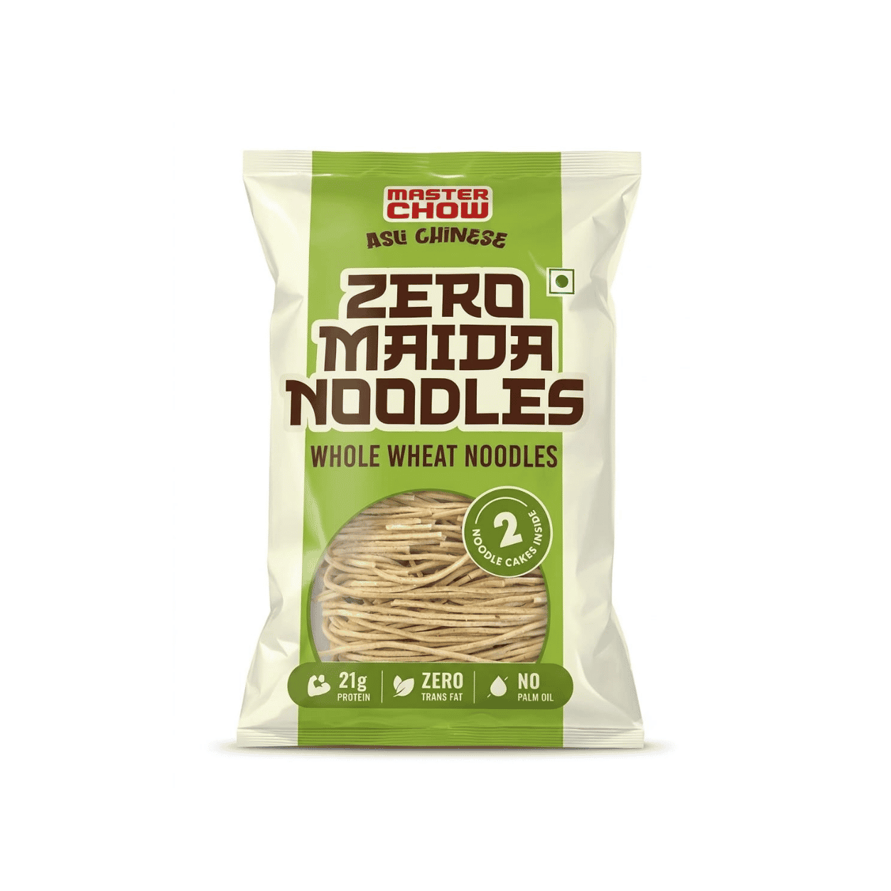 Master Chow Asli Chinese, Zero Maida Noodles (Whole Wheat Noodles) 200g