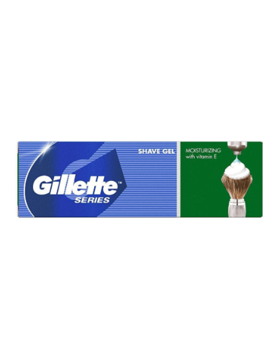 Gillette Series Shave Gel, Moisturizing with Vitamin E, 60g