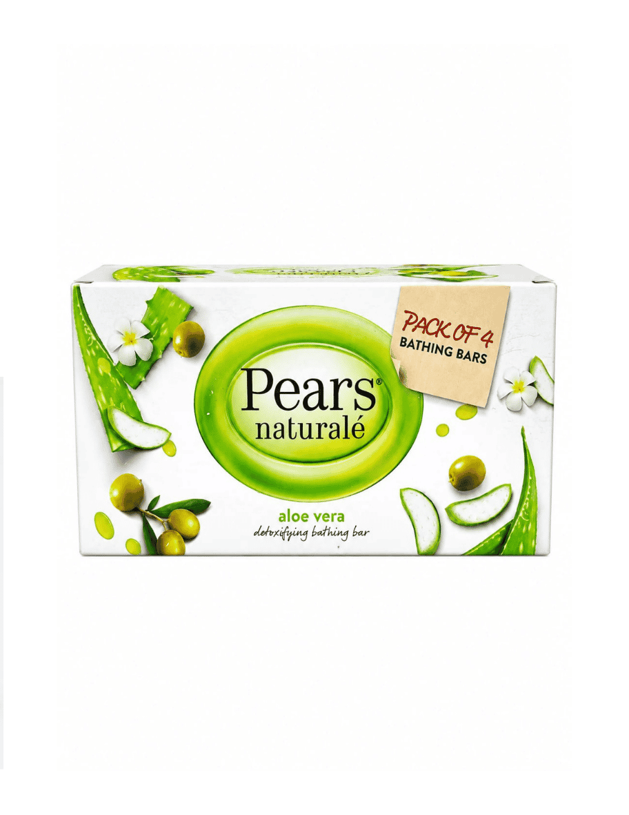 Pears Naturale, Aloe Vera, Pack of 4