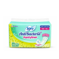 Sofy AntiBacteria Pantyliner with Herbal Shield, 18 Pcs