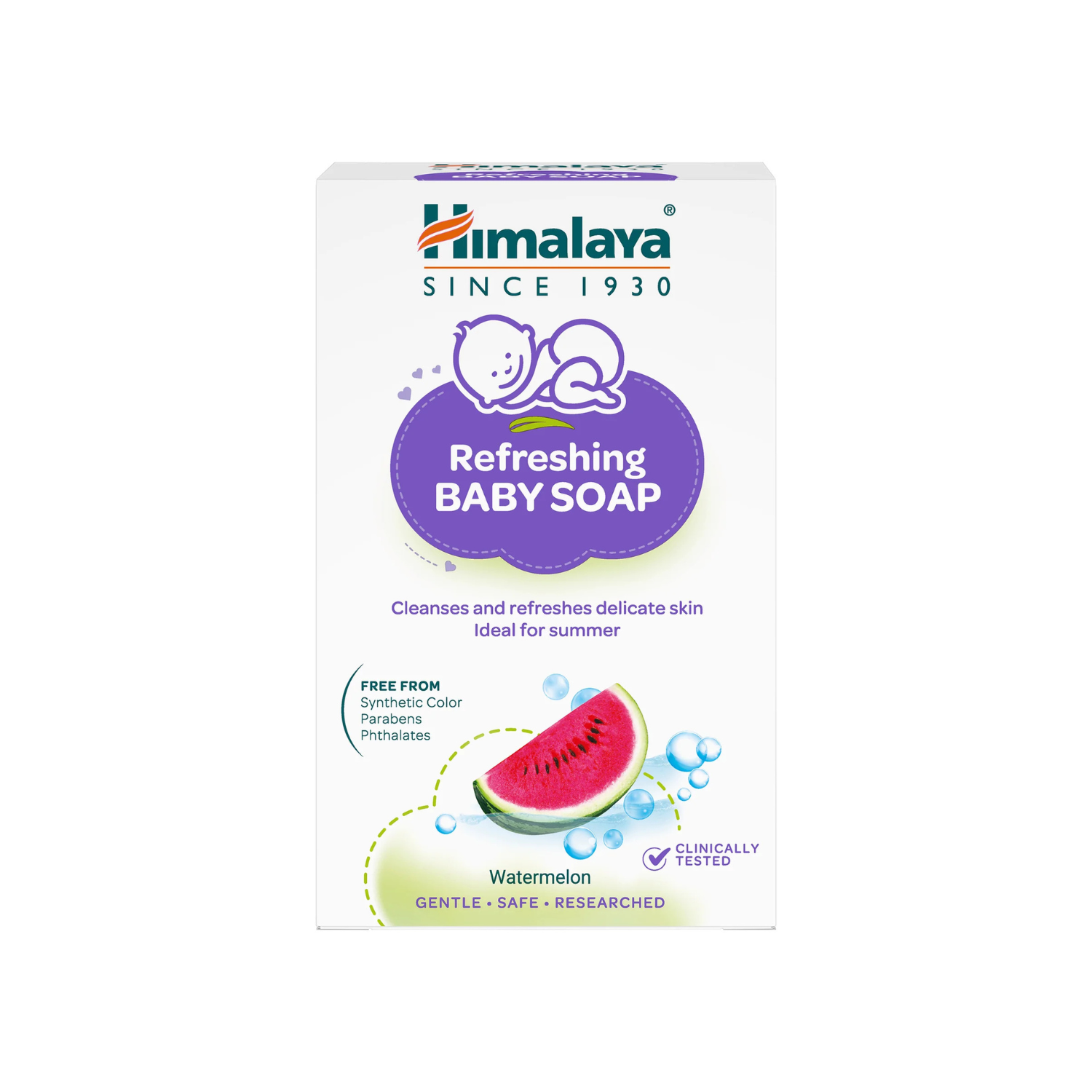 Himalaya Refreshing Baby Soap, Watermelon, 125g