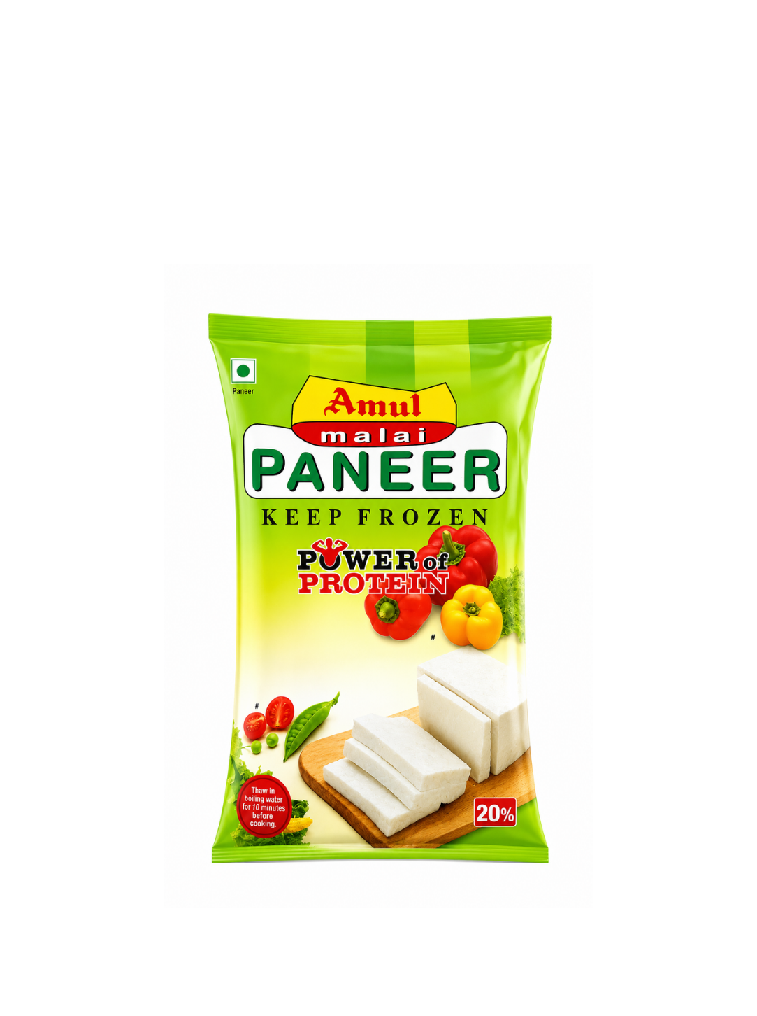 Amul Malai Paneer, Power of Protein, (2x500g)
