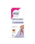 Veet Professional Instant Wax Strips Kit For Sensitive Skin, 8 Strips, with 2 Perfect Finish Wipes