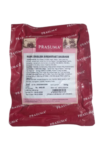 Prasuma Pork English Breakfast Sausage 500 g