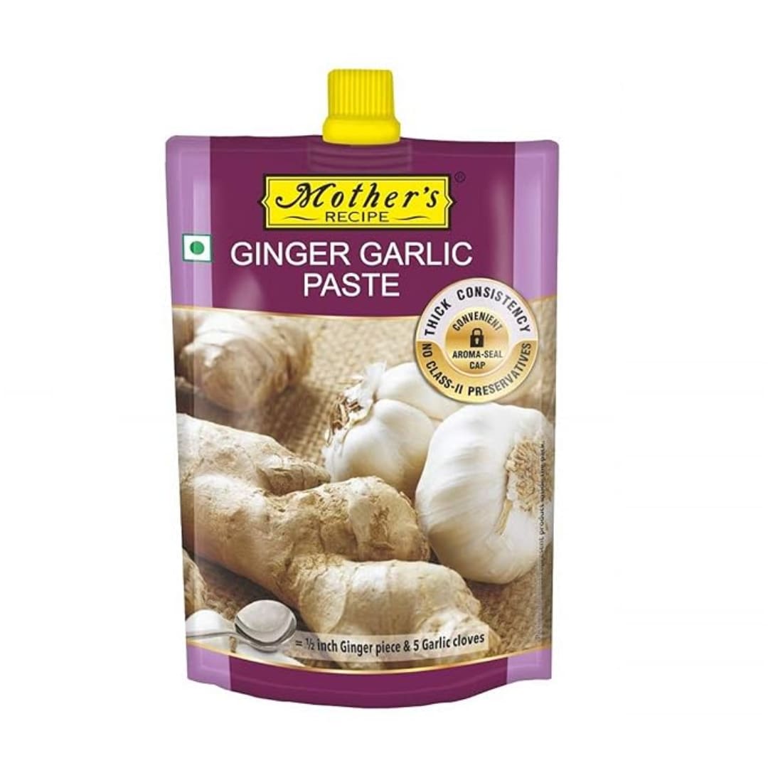 Mother's Recipe Ginger Garlic Paste Pouch, 200 g