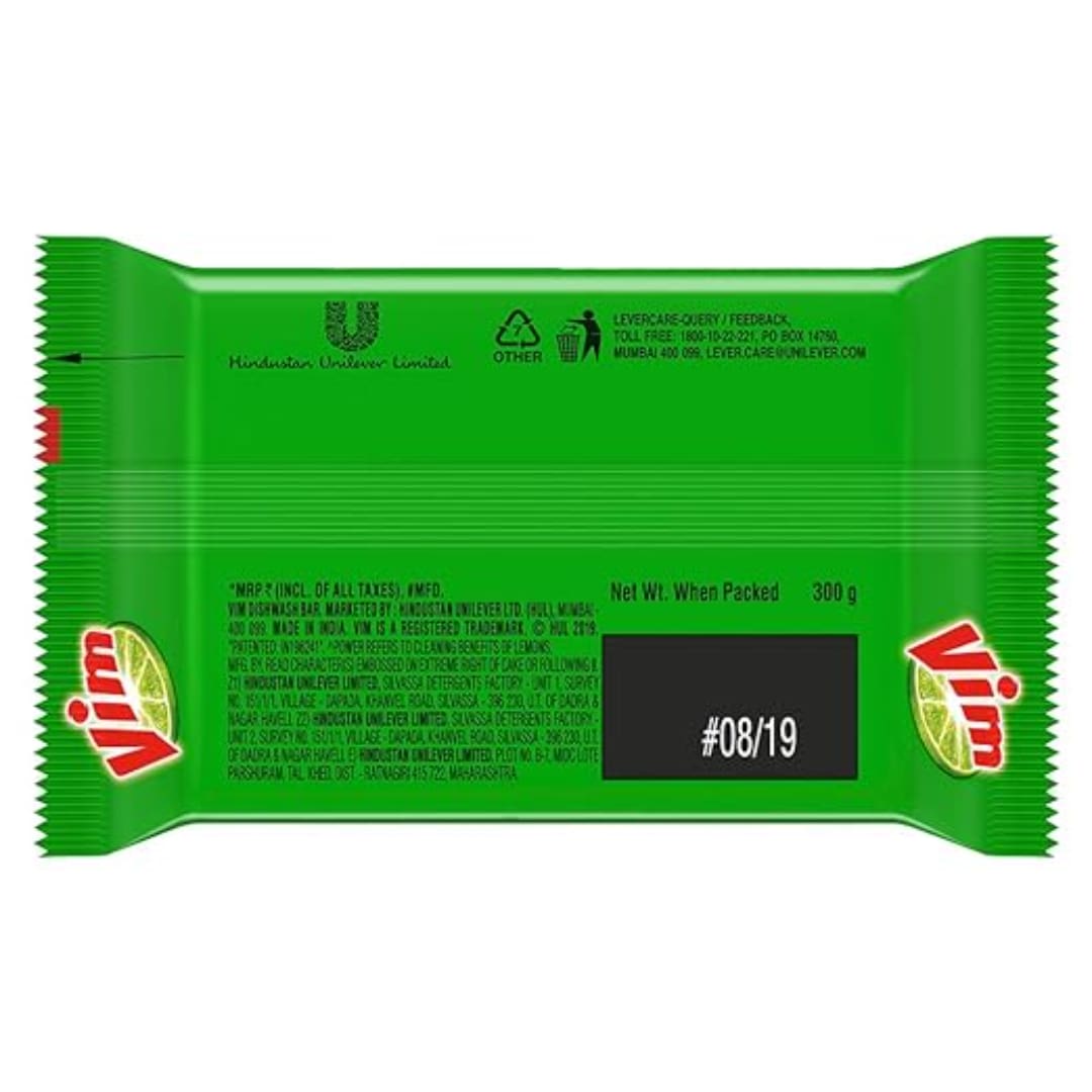 Vim Dishwash Bar, 300 g