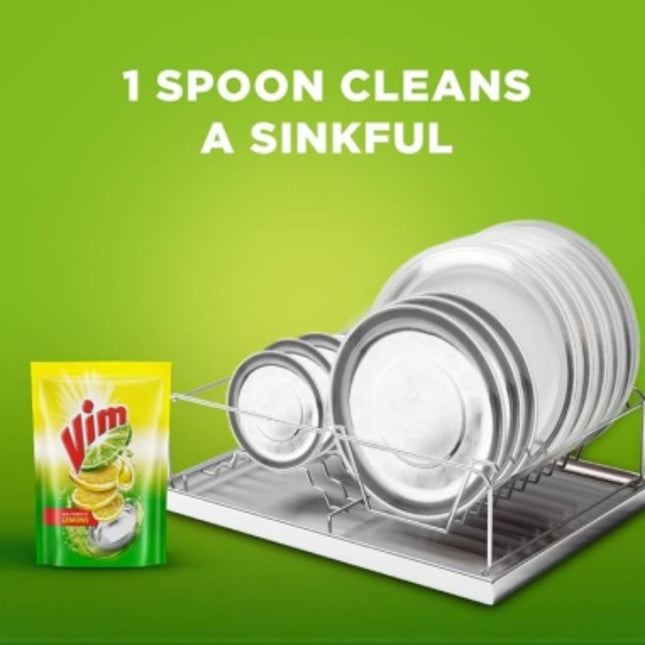 Vim Dishwash Liquid Gel Lemon, 250 ml