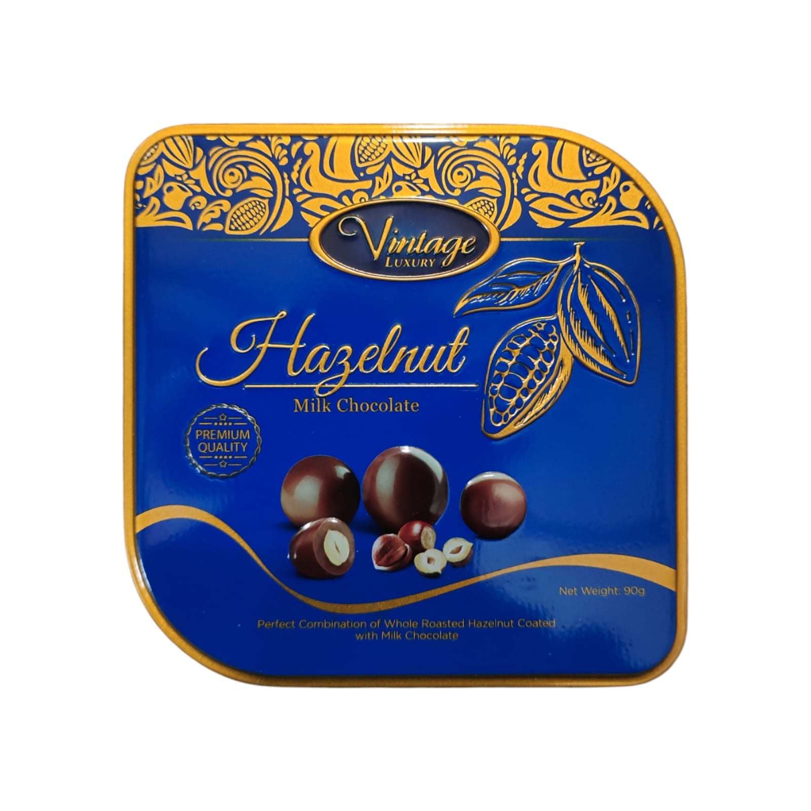 Vintage Luxury, Hazelnut, Milk Chocolate, 90g