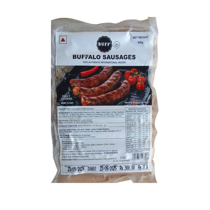 Buff, Buffalo Sausages, 500g