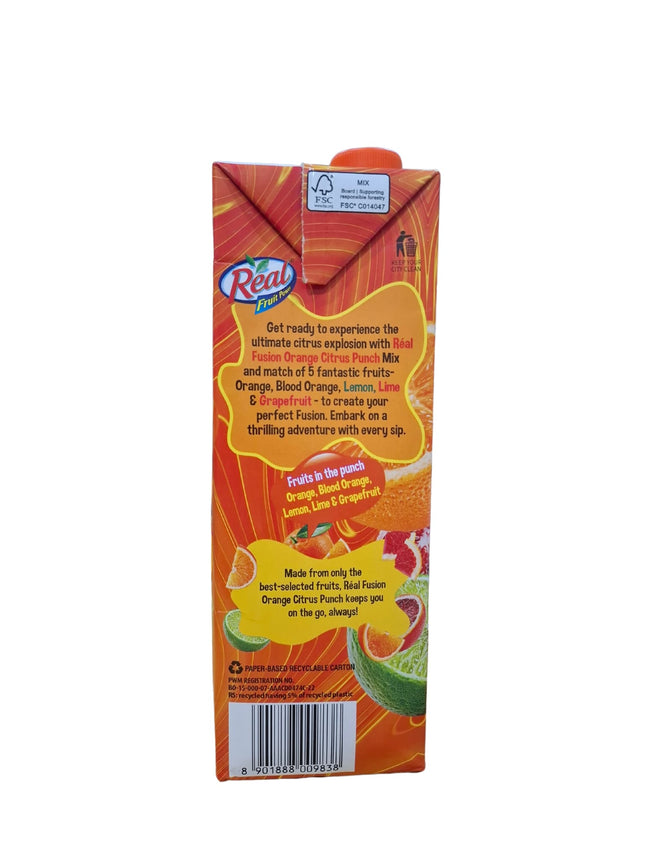 Real Fusion - Orange Citrus Punch - 1L