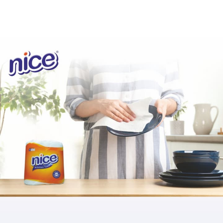 Nice Kitchen Towel - 2 Roll 1 Ply, 80 Sheets