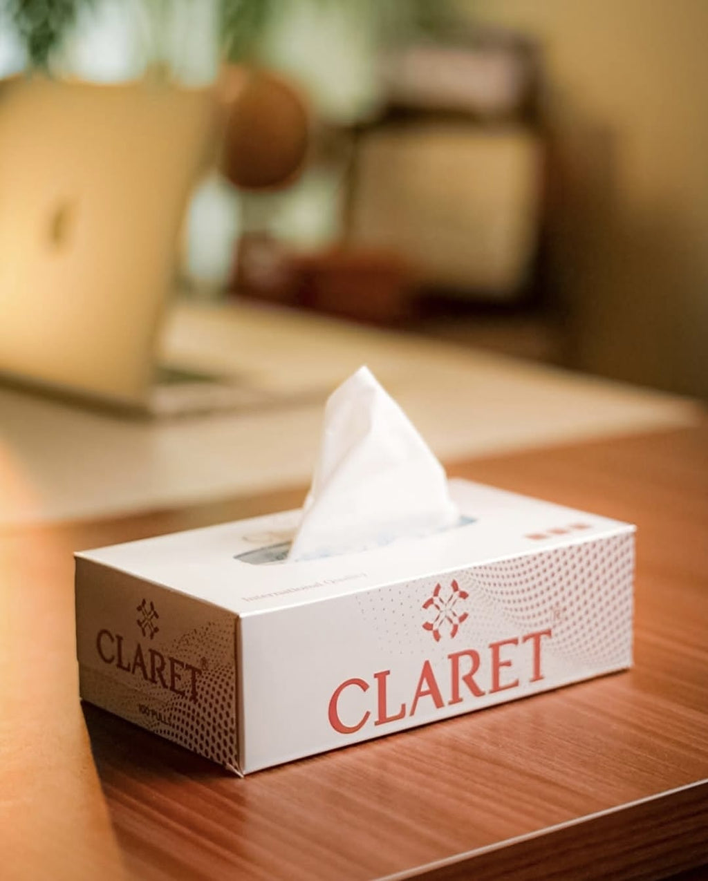 Claret Facial Tissues - 2 Ply, 100 N