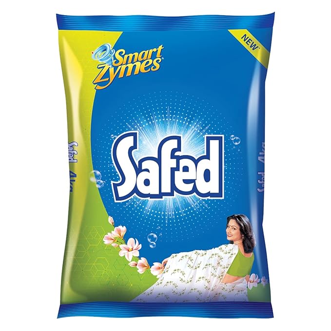 Safed Detergent Powder - With Smart Zymes -  4 Kg