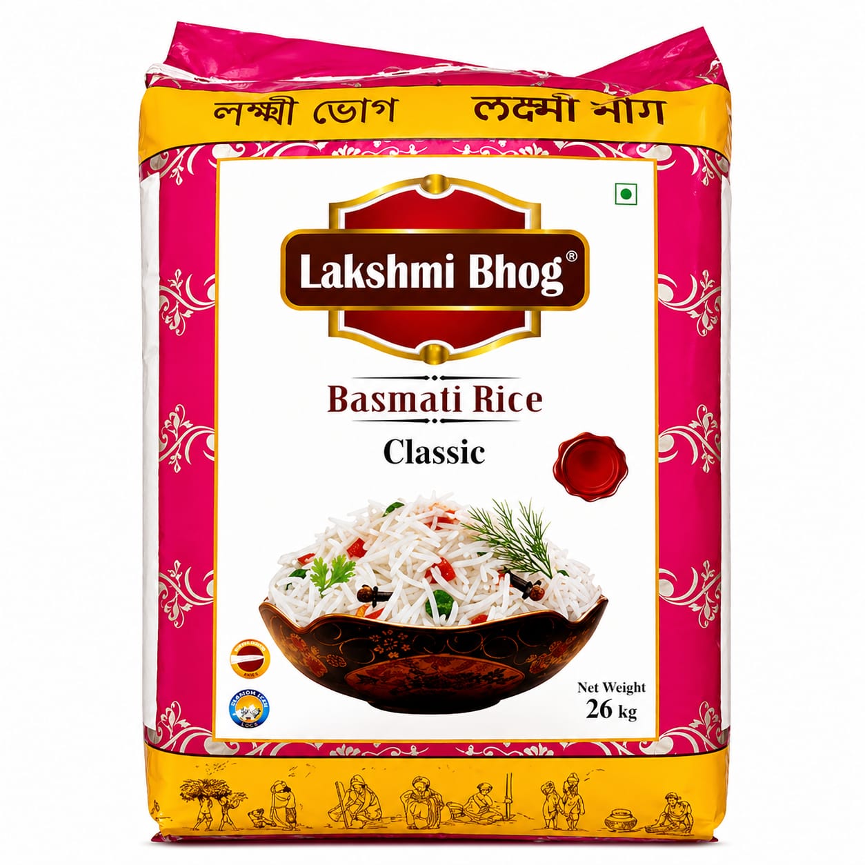 LAKSHMI BHOG BASMATI RICE CLASSIC, 26Kg