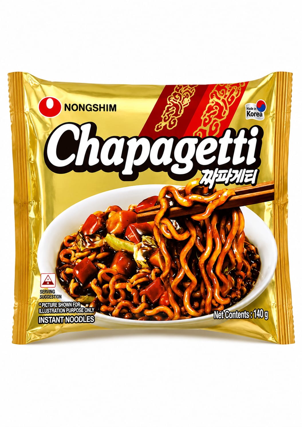 Nongshim Chapageti Instant Noodles, 140g