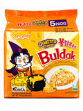 Samyang Buldak Quattro Cheese Hot Chicken Flavor Ramen, 5 Pack