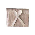 Wooden Disposable spoons, Pack of 100 (Small size)