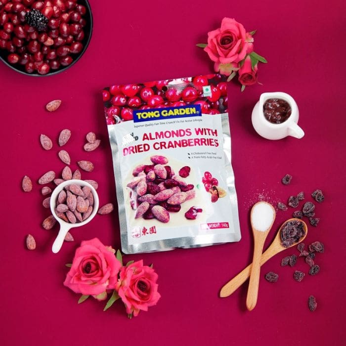 Tong Garden, Oven Roasted Almonds with Dried Cranberries, 170g