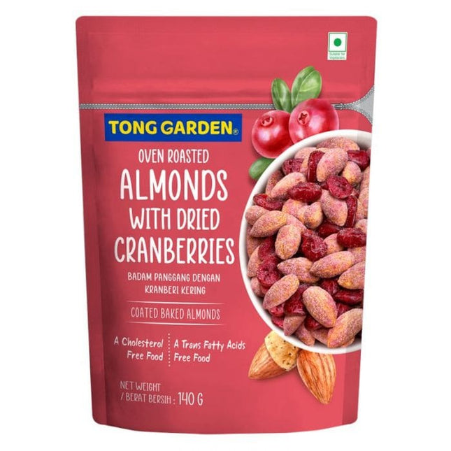 Tong Garden, Oven Roasted Almonds with Dried Cranberries, 170g