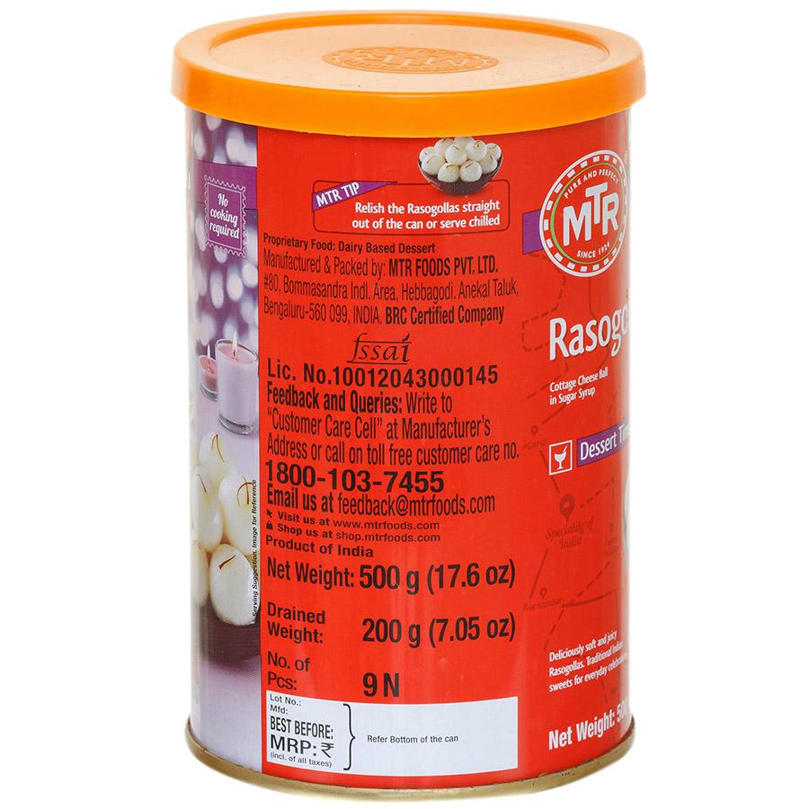 MTR Rasogolla, 500g