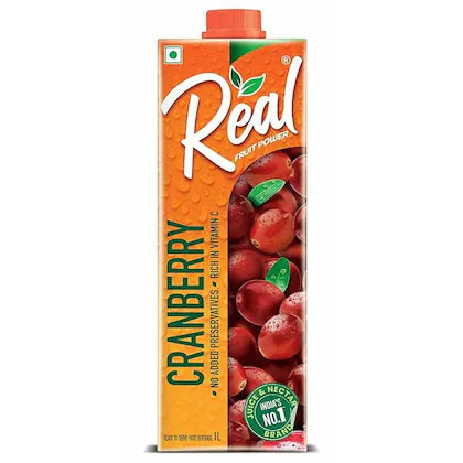 Real Fruit Power Cranberry, 1L