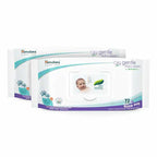 Himalaya Gentle Baby Wipes for Normal Skin, 72+72 Wipes (Buy 1 get 1 Free)
