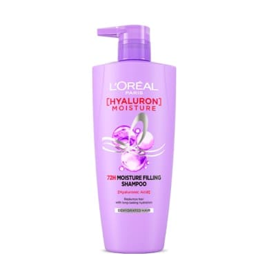 L'Oreal Paris Moisture Filling Shampoo, Hyaluron Moisture 72H, 650ml