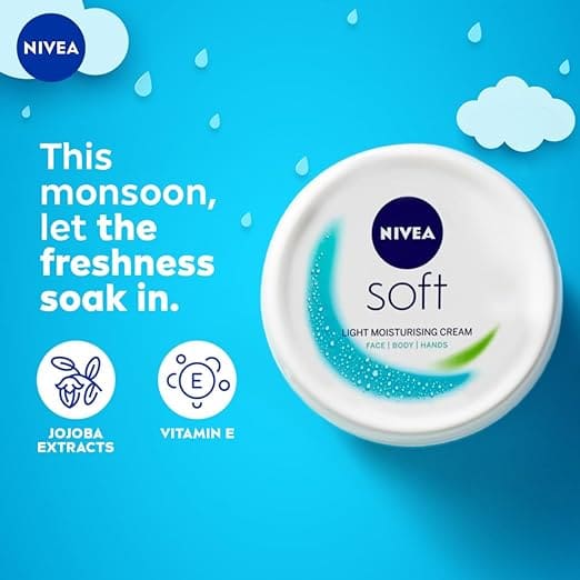 NIVEA Soft Light Moisturizer For Face,100ml