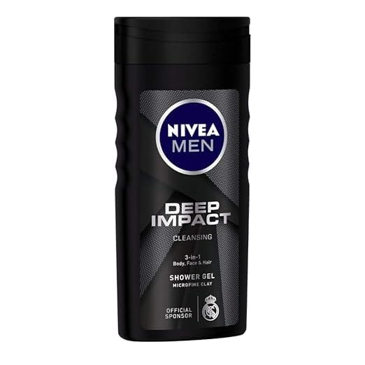 Nivea Men Body Wash, Deep Impact, Shower Gel For Body, 250ml