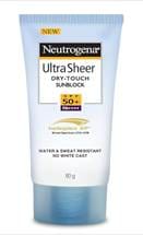 Neutrogenar Ultra Sheer Sunscreen SPF 50+ , 80g