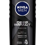 Nivea Men Body Wash, Deep Impact, Shower Gel For Body, 250ml