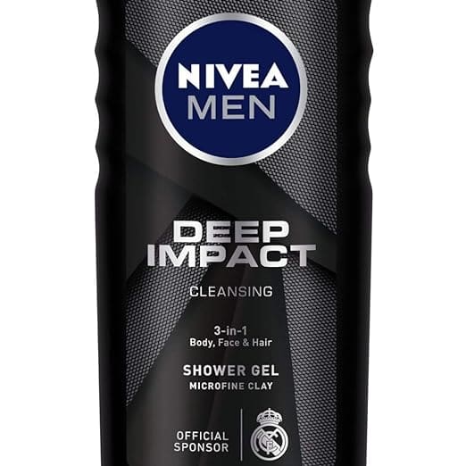 Nivea Men Body Wash, Deep Impact, Shower Gel For Body, 250ml