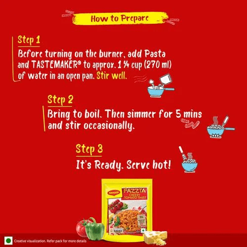 Maggi Pazzta Cheesy Tomato Twist , 68.5 gm