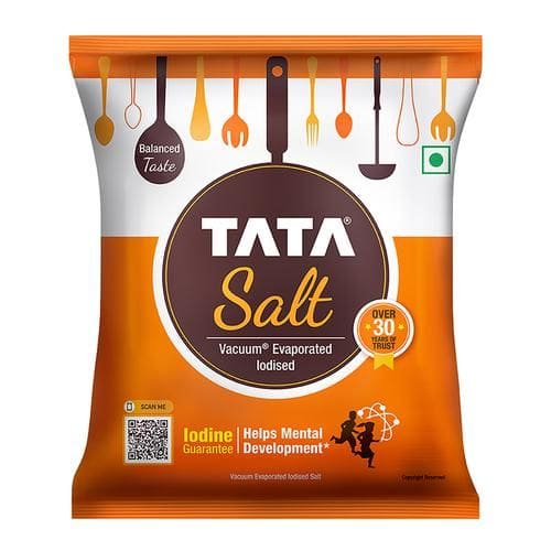Tata Salt Vacuum Evaporated Iodised Salt -1kg