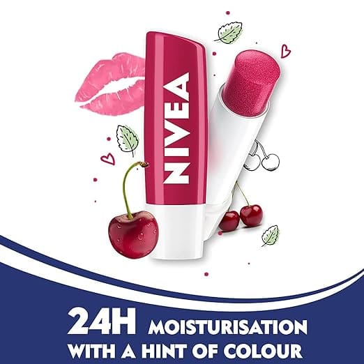 Nivea Lip Care Cherry Kiss, 4.8g