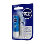 NIVEA Men Lip Care, Active Care Lip Balm, SPF 15, 4.8g