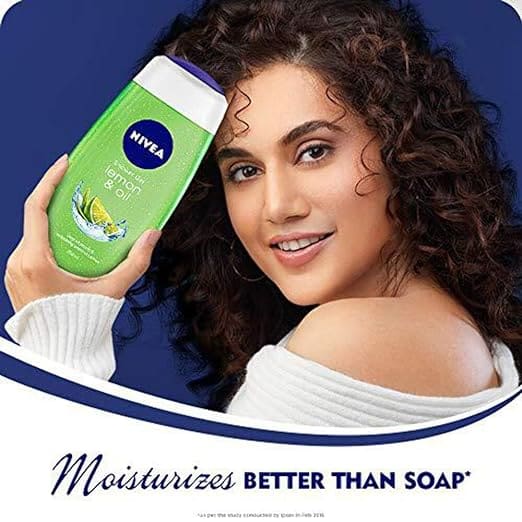 NIVEA Bath Care Lemon And Oil Shower Gel, 250ml