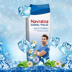 Navaratna Mint Fresh Talc, 400gm