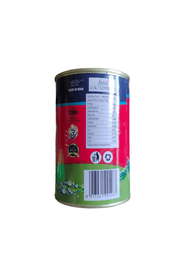 Marine Crown - Mackerel In Brine, 425gm