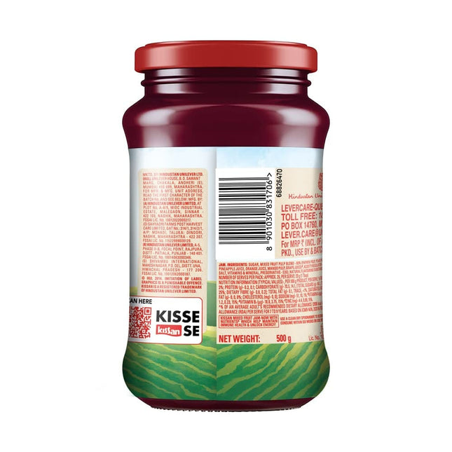 Kissan Mixed Fruit Jam, 500g