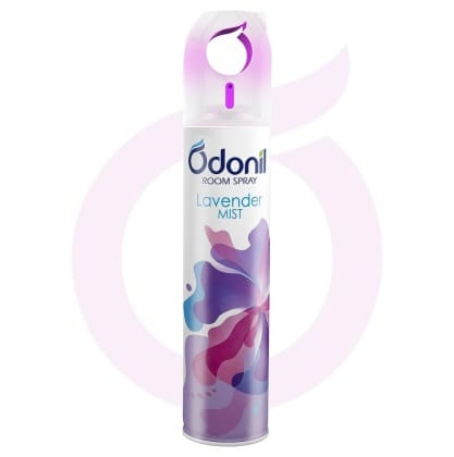 Odonil Room Air Freshener Spray, Lavender Mist - 220 ml | Nature Inspired Fragrance for Home & Office | Long Lasting Fragrance
