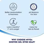 Nivea Shower Gel - Waterlily & Oil, 250ml Bottle