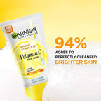 Garnier Skin Naturals Bright Complete Vitamin C Face Wash - Vitamin C Face Wash For Brighter and Glowing Skin - Suitable For all Skin Types, 150g