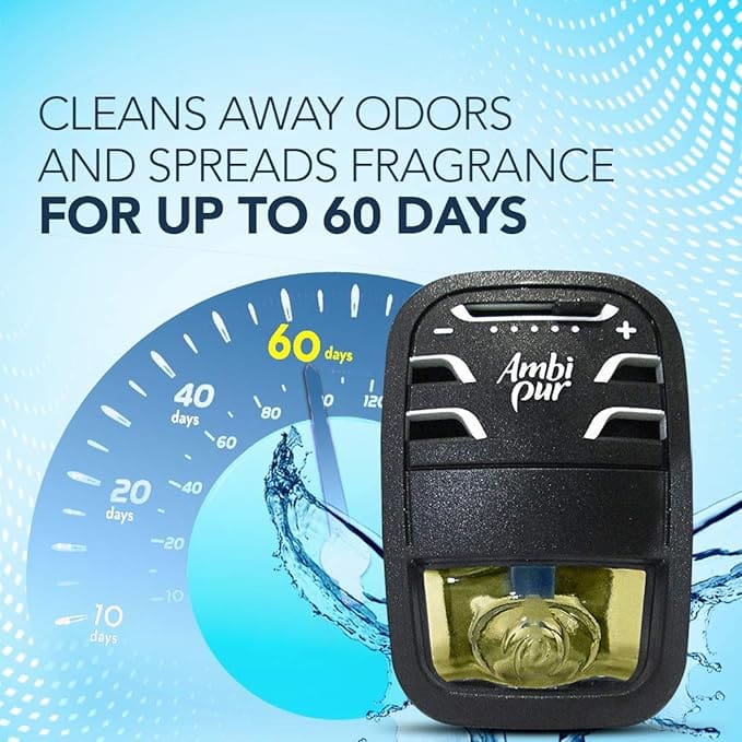 Ambi Pur Car Air Freshener, Refill, Aqua, 7.5 ml