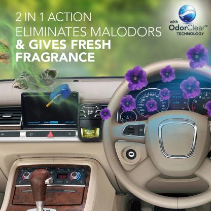 Ambi Pur Car Air Freshener, Starter Kit, Lavender Spa, 7.5 ml