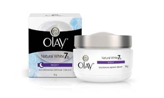 Olay Natural White 7 in One, Night Nourishing Repair Cream, 50G