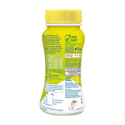 Sugar Free Natura Sweetener - Zero Calories, 100 g Jar