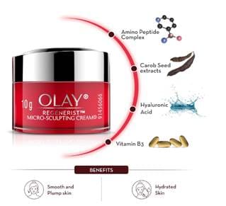 Olay Regenerist Micosculpting Mini Day Cream, 10G